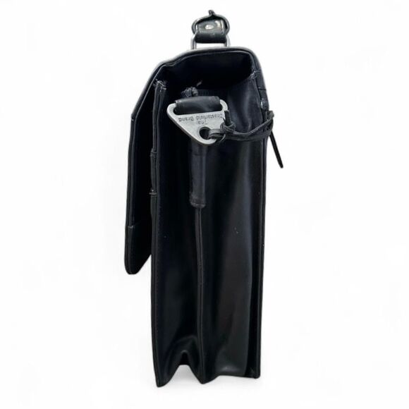 The Chesterfield Brand Joe Leather Briefcase 15.6 Laptop Bag Black Messenger - Picture 4 of 14